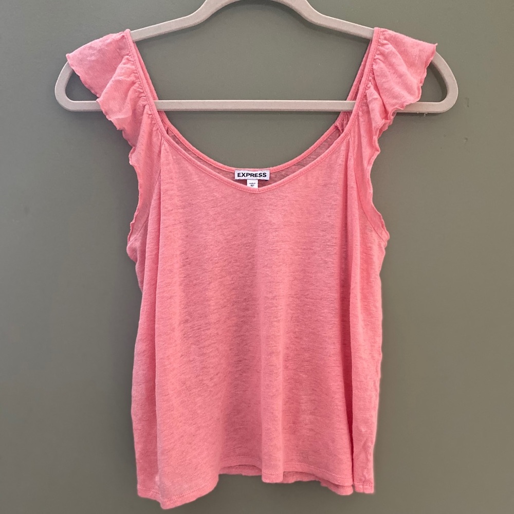 Express Flutter Sleeve Top - Size XS